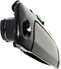 for Honda Civic Exterior Door Handle Front, Passenger Side Smooth Black (2001-2005) | with Key Hole| Trim:All Submodels