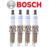 OEM Spark Plug Double Platinum 4Pc OEM Bosch for BMW 4Cyl 2 3 4 5 X1 X3 X4 X5 Z4