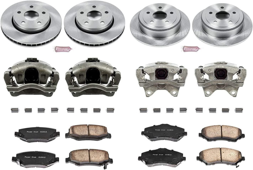 KCOE2798 Autospecialty 1-Click OE Replacement Brake Kit with Calipers