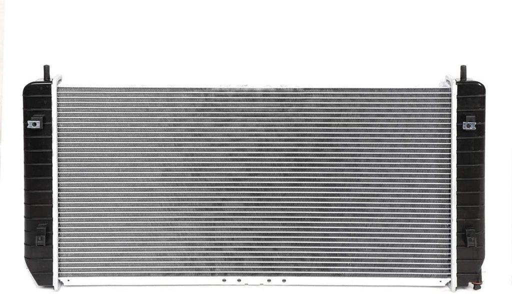 OEM-RA-2491 2491 Aluminum Radiator Compatible with 01-05 Deville 4.6 AT,30-1/2" W X 15-5/16" H X 1" D,1-5/16" Inlet / 1-9/16" Outlet