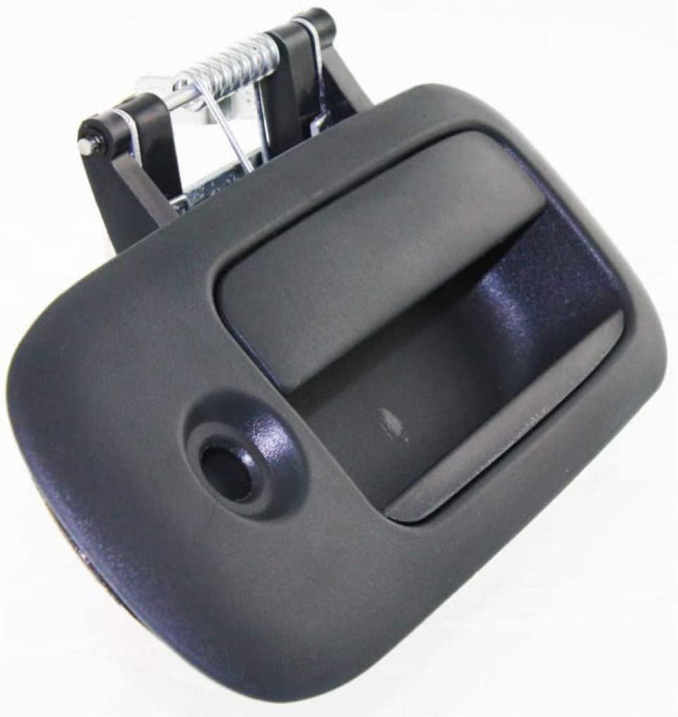 For GMC Savana 2500 Exterior Door Handle Rear, Passenger Side - Side Sliding Door Textured Black (1996-2002) | with Key Hole | Trim: Base/Sle | GM1513105 | 15739871