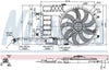 Nissens Engine Cooling Fan Assembly for 03-08 Cooper 85125