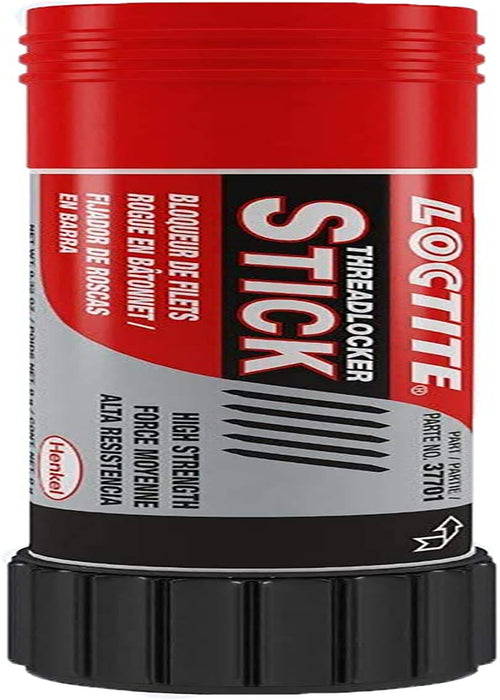 Loctite 268 Red Threadlocker Glue Stick: All-Purpose, High-Strength, Anaerobic, for Heavy-Duty Applications, Works on All Metals | Red, 9 Gram Wax Stick (PN: 37701-511537)