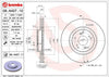 Brembo Front Disc Brake Rotor for Civic, RSX, CR-V (09.A407.11)