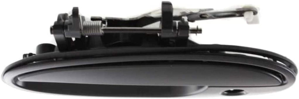for Buick Park Avenue Exterior Door Handle Front, Driver Side Smooth Black 1997-2005 | with Key Hole | Trim: Base/Ultra | GM1310170 | 25699151