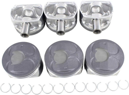 DNJ  Oversize .020 (.50Mm) Pistons for 2008-2009 GM / V6 / 3.6L / 217 DOHC 24V