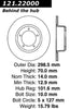 Centric Front Disc Brake Rotor for Land Rover (121.22000)