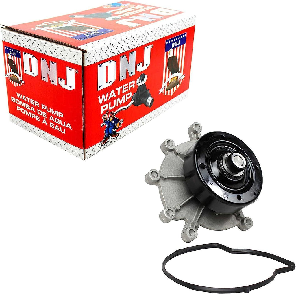 DNJ WP1100 Water Pump/For 1999-2013/ Chrysler, Dodge, Jeep, Mitsubishi, Ram/ 1500, Aspen, Commander, Dakota, Durango, Grand Cherokee, Liberty, Nitro, Raider, Ram 1500/3.7L, 4.7L/ SOHC/ V6, V8
