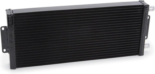 15549 Supercharger Heat Exchanger Universal Dual Pass Single Row 20 In. W X 8 In. H X 2 In. D Black Supercharger Heat Exchanger