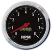 3-3/8 in. IN-DASH TACHOMETER 0-8000 RPM JEEP - greatparts