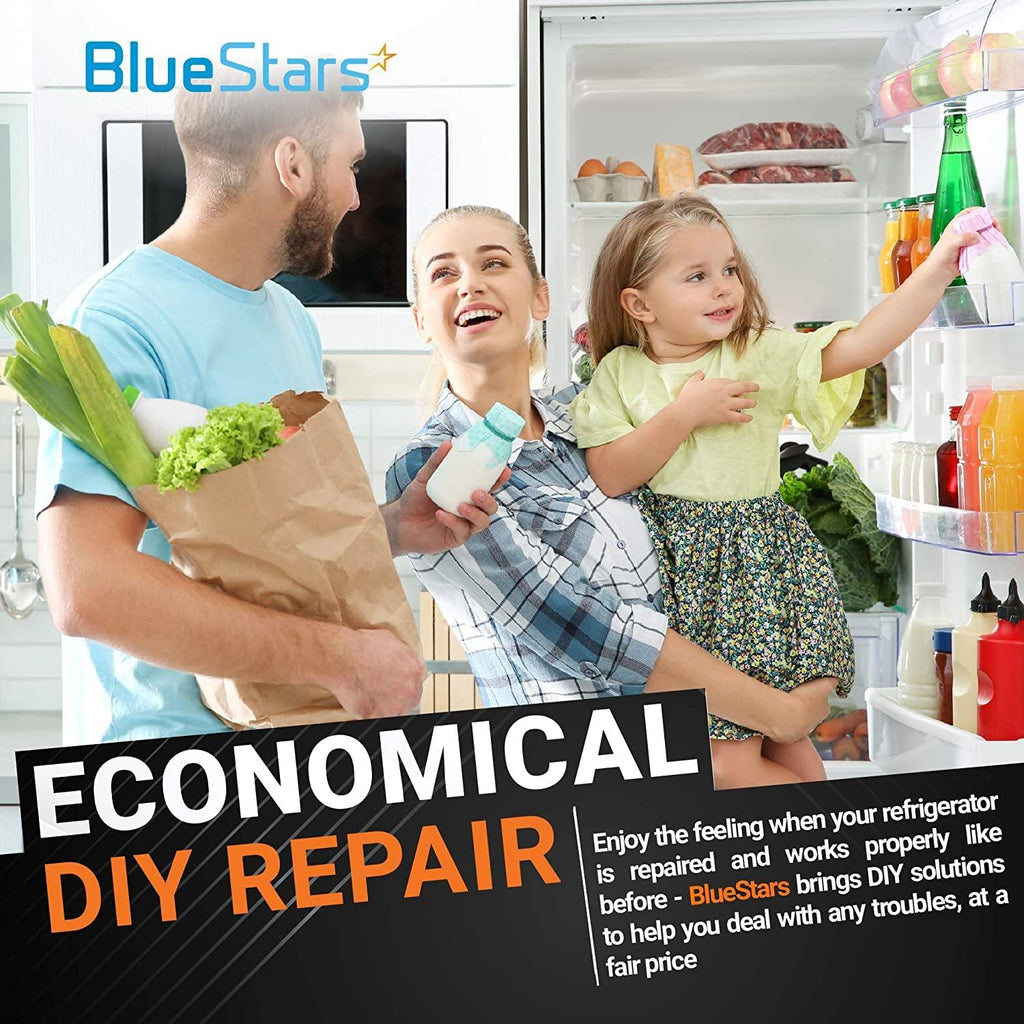 Bluestars 5304506471 Refrigerator Door Handle Replacement Part for Frigidaire Fridges - Replaces 5304504509 5304504510 5304510039 242059503 242059506 AP6036332 PS11770475 - Pack of 2