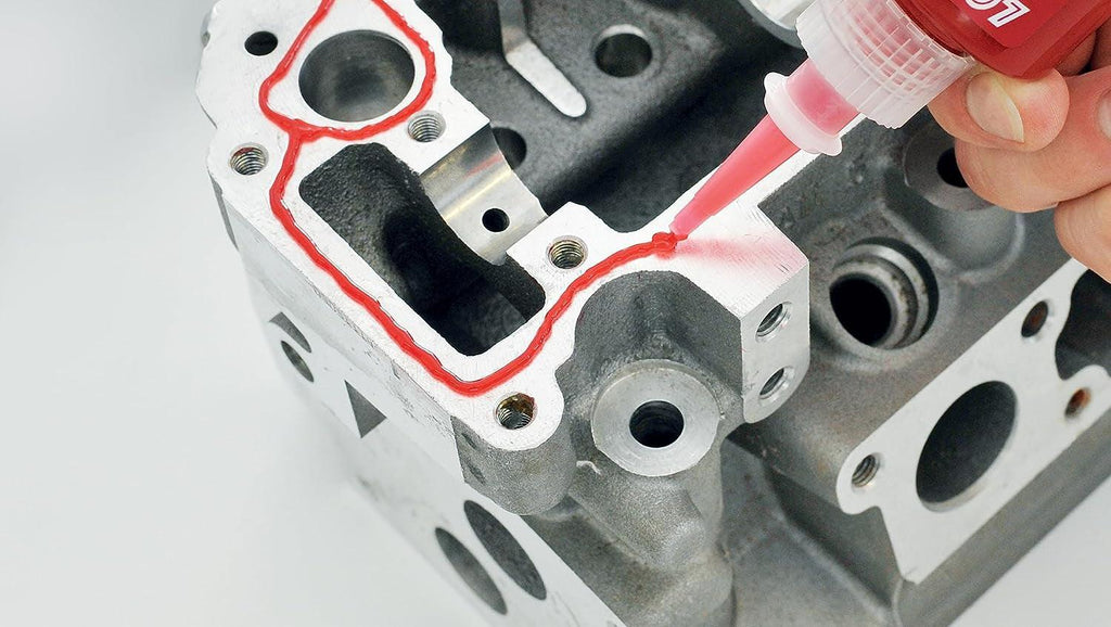 Loctite 515 Gasket Maker & Flange Sealant for Automotive: High-Temperature, Medium-Strength, Anaerobic, Works on All Metals, Flexes with Movement | Purple, 50 Ml (PN: 555352)