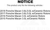 Mpulse Front Disc Brake Pads Wear Sensor SEN-2BWS0027 for Porsche Macan