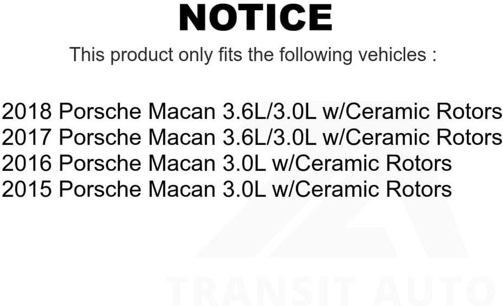 Mpulse Front Disc Brake Pads Wear Sensor SEN-2BWS0027 for Porsche Macan