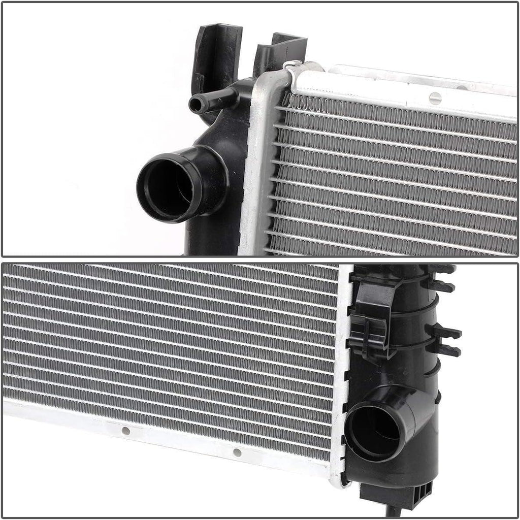 OEM-RA-2479 Aluminum Radiator Compatible with 02-04 Dodge Ram Truck 3.7/4.7/5.7, 24-1/8" W X 18-7/8" H X 1-1/4" D,1-1/2" Inlet / 1-3/4" Outlet