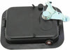 Compatible with Jeep Wrangler TJ Exterior Door Handle 1997-2006 Driver Side | Front | Smooth Black | Trim: All Submodels | CH1311111 | J5758172