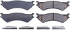 17-802, Z17 Rear Ceramic Brake Pads with Hardware