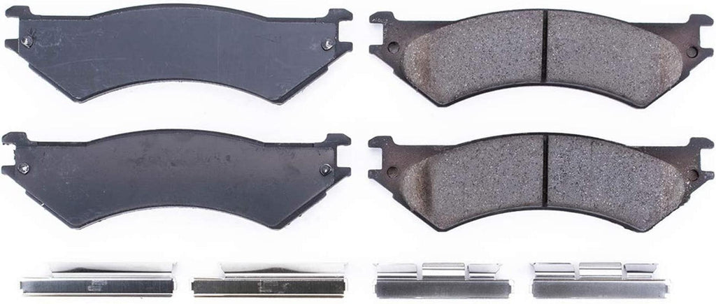 17-802, Z17 Rear Ceramic Brake Pads with Hardware