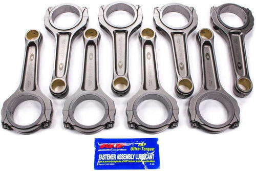 Connecting Rod, Ultra, I Beam, 6.700 in Long, Bushed, 7/16 in Cap Screws, Katech H11, Big Block Chevy, Set of 8