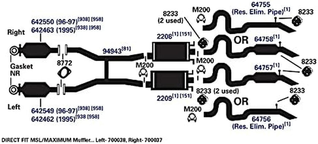 64756 Exhaust Pipe