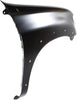 Front Passenger Side Fender Compatible with 2000-2006 Toyota Tundra, with Mudguard Provision and Molding Holes Steel Primed