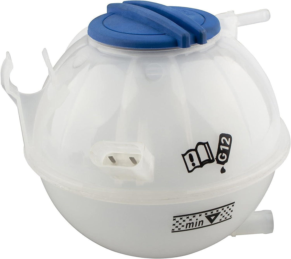 BOXI Coolant Reservoir Bottle Tank W/Cap Compatible with Audi Q3 2013-2018 / TT 2007-2016 / Seat Leon 2007-2013 / VW Golf 2010-2014 / Jetta 2005-2019 / Passat 1993-2019 Replace# 1K0121407A 603-253