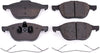 Front 17-1044 Z17 Ceramic Brake Pads with Hardware