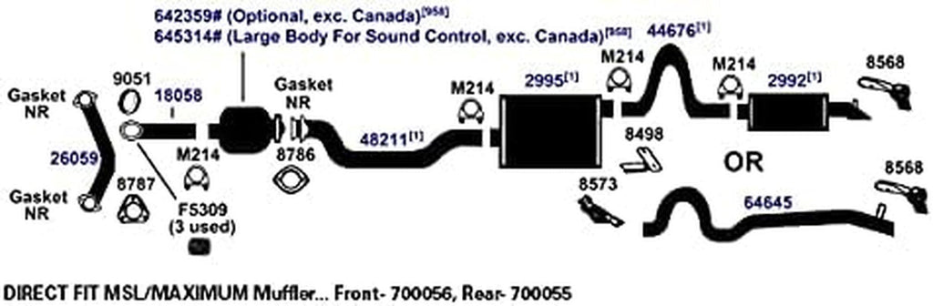 64645 Exhaust Tail Pipe