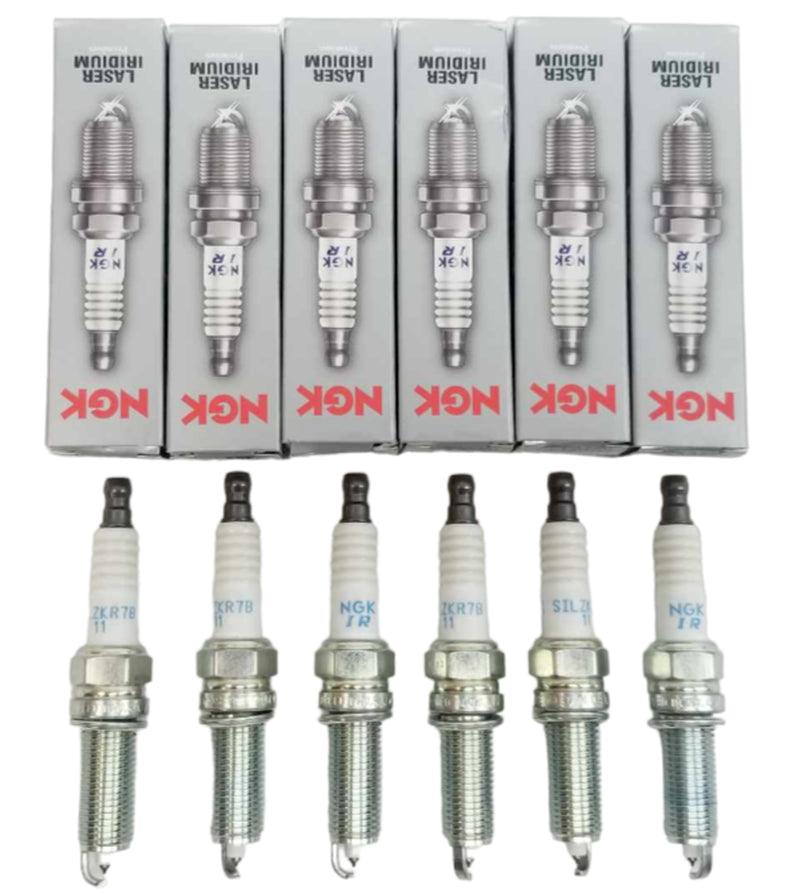 6Pc NGK 9723 Laser Iridium Spark Plug - SILZKR7B11 2010-2016 for GENESIS 3.8L
