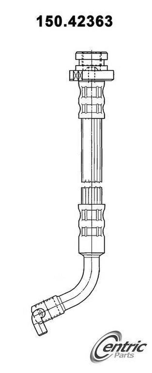Centric Brake Hydraulic Hose for Maxima, Altima 150.42363