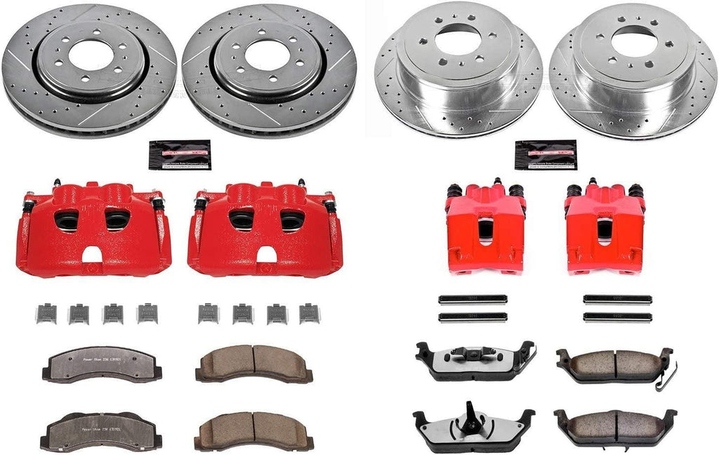 KC3166-36 Front & Rear Z36 Truck and Tow Brake Kit with Calipers