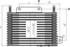 19013 External Transmission Oil Cooler Compatible with 2000-2011 Ford Ranger