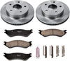 KOE5143 Autospecialty Front Replacement Brake Kit-Oe Brake Rotors & Ceramic Brake Pads