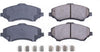 17-1273, Z17 Front Ceramic Brake Pads with Hardware