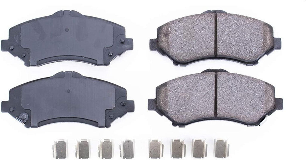 17-1273, Z17 Front Ceramic Brake Pads with Hardware