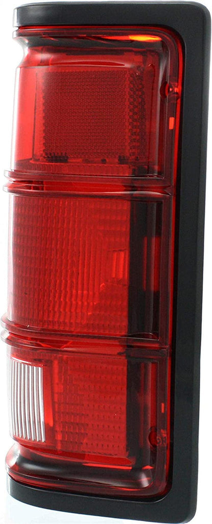 Tail Light for DODGE DAKOTA 87-96 RH Lens and Housing W/Black Outer Trim
