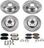 KOE7609 Autospecialty Front and Rear Replacement Brake Kit-Oe Brake Rotors & Ceramic Brake Pads