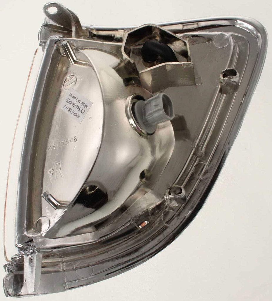 Corner Light for TOYOTA TACOMA 1995-1996 RH Assembly with Chrome Trim 2WD