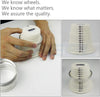 WHEEL CONNECT Hub Centric Rings, 66.6 to 57.1 Set of 4, Aluminium Alloy Hubrings 57.1 to 66.6, O.D:66.6Mm I.D 57.1Mm. A