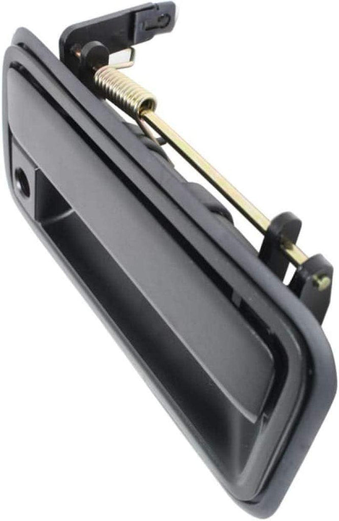 for Chevy C2500 Suburban Exterior Door Handle Rear - Back Door Textured Black 1992-1999 | with Key Hole | Trim: All Submodels | GM1915122 | 15050661