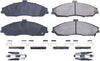 17-731, Z17 Front Ceramic Brake Pads with Hardware