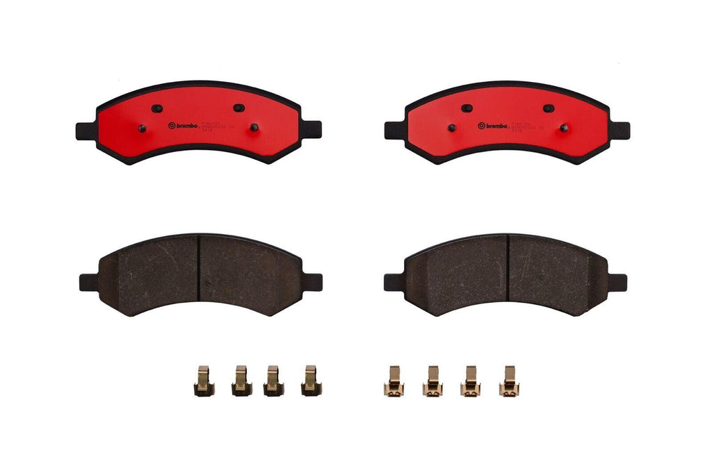 Front Disc Brake Pad Set for 1500 Classic, 1500, Dakota, Ram 1500+More (P18013N)