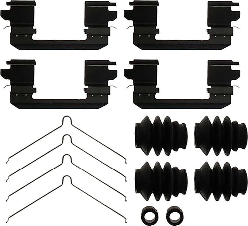 Gold 18K5961X Front Disc Brake Hardware Kit with Springs, Clips, Boots, and Bushings