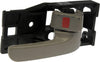 Dorman 81219 Front Passenger Side Interior Door Handle Compatible with Select Toyota Models, Smooth; Gray