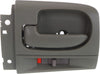 Interior Door Handle Compatible with 2001-2004 Dodge Dakota Front, Driver Side Gray