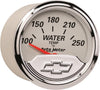 1337-00408 Chevy Vintage 2-1/16" Electric Water Temperature Gauge (100-250 Degree F, 52.4Mm)
