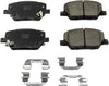 17-1811, Z17 Front Ceramic Brake Pads with Hardware