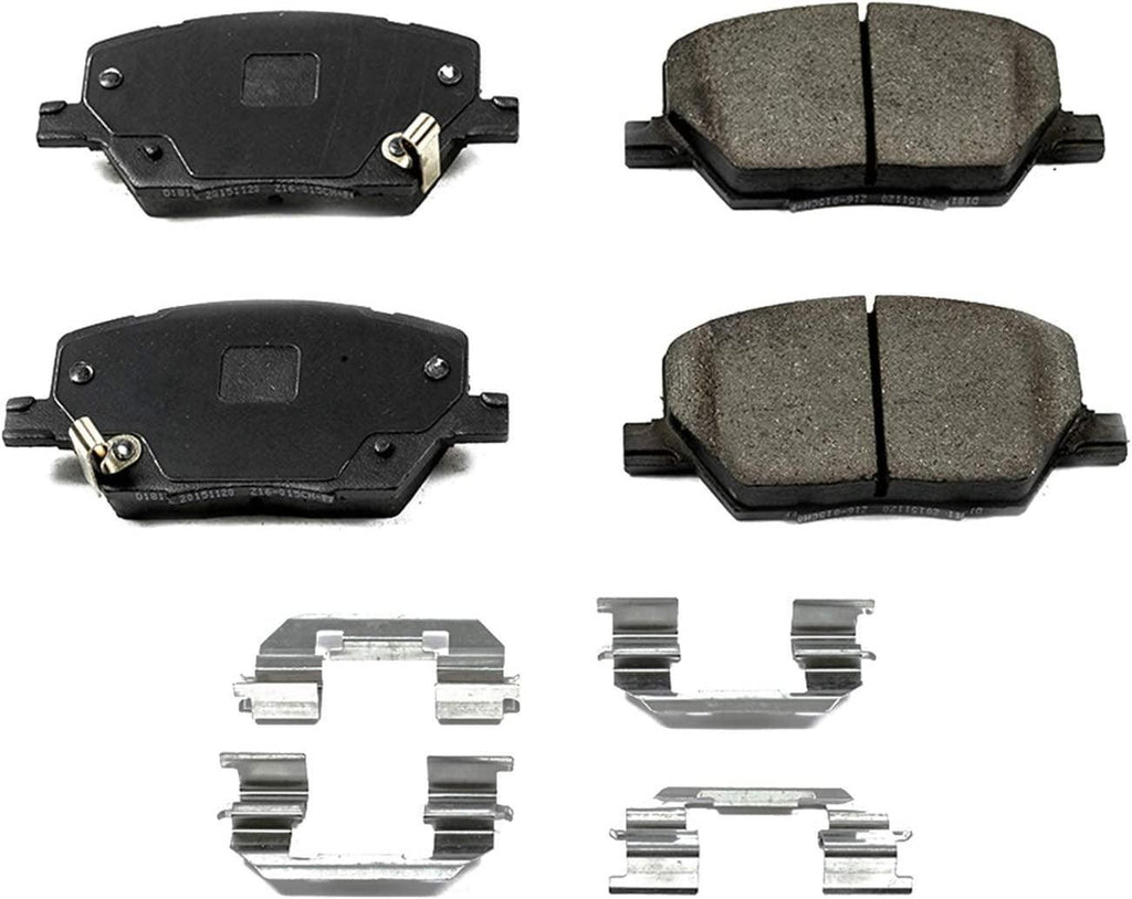 17-1811, Z17 Front Ceramic Brake Pads with Hardware