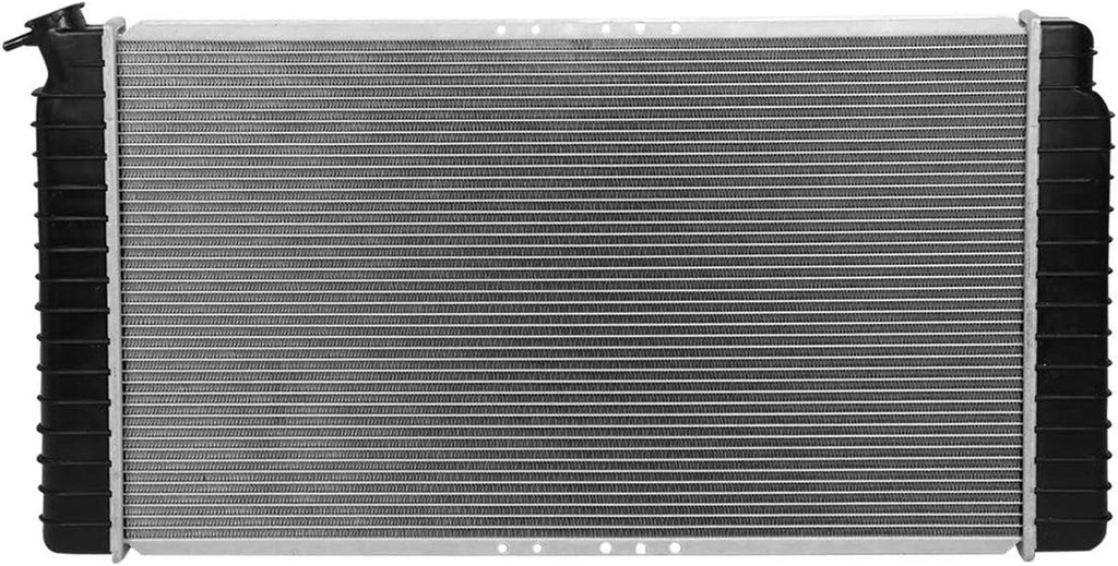 OEM-RA-856 Factory Style Aluminum Cooling Radiator Compatible with 1985-1996 Lesabre/Allante/Eldorado/Seville, 30-1/2" W X 17-1/4" H X 1-1/4" D, 1-5/16" Inlet / 1-5/16" Outlet