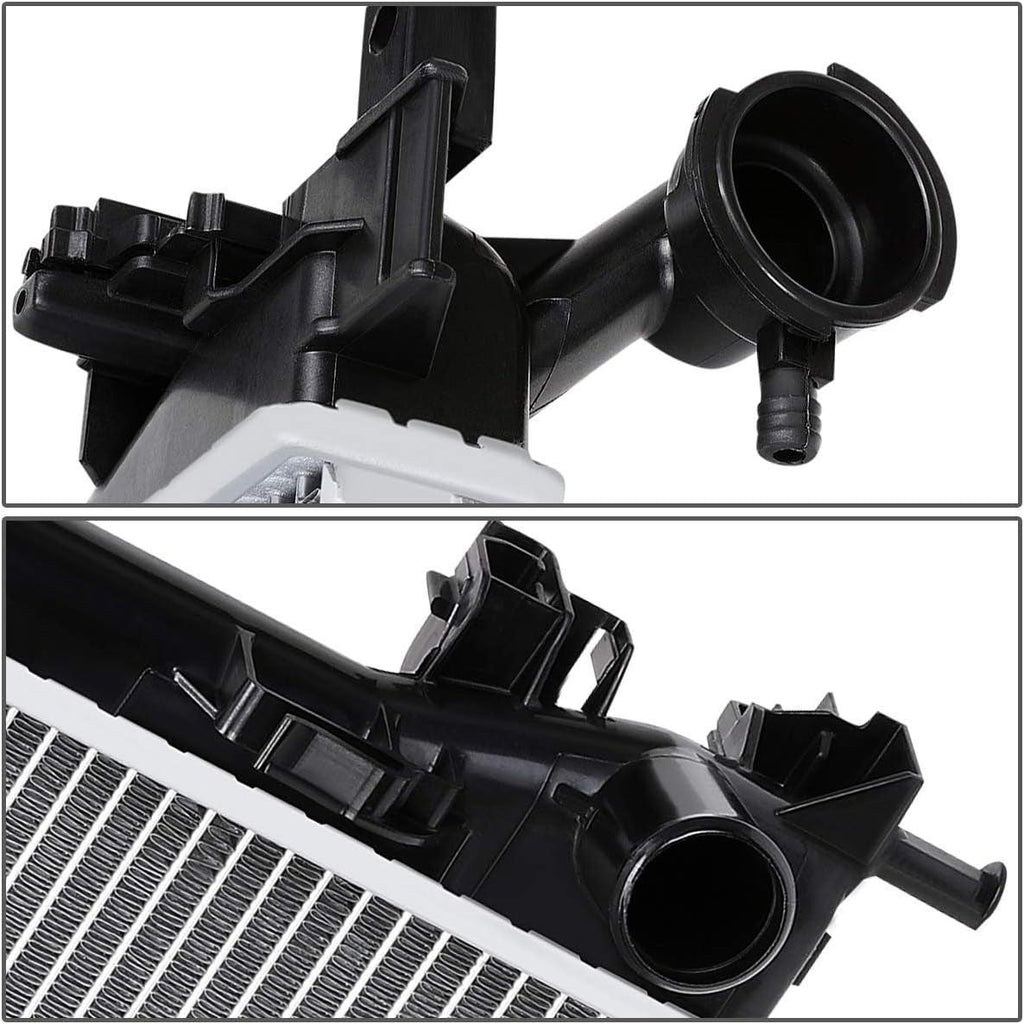 OEM-RA-13064 OE Style Aluminum Cooling Radiator Replacement Compatible with 08-16 Grand Caravan/Town & Country, 24-1/16" W X 20-11/16" H X 1-1/4" D, 1-1/2" Inlet, 1-1/2" Outlet